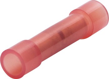 BUTT RED 22-16 AWG (25 CT)