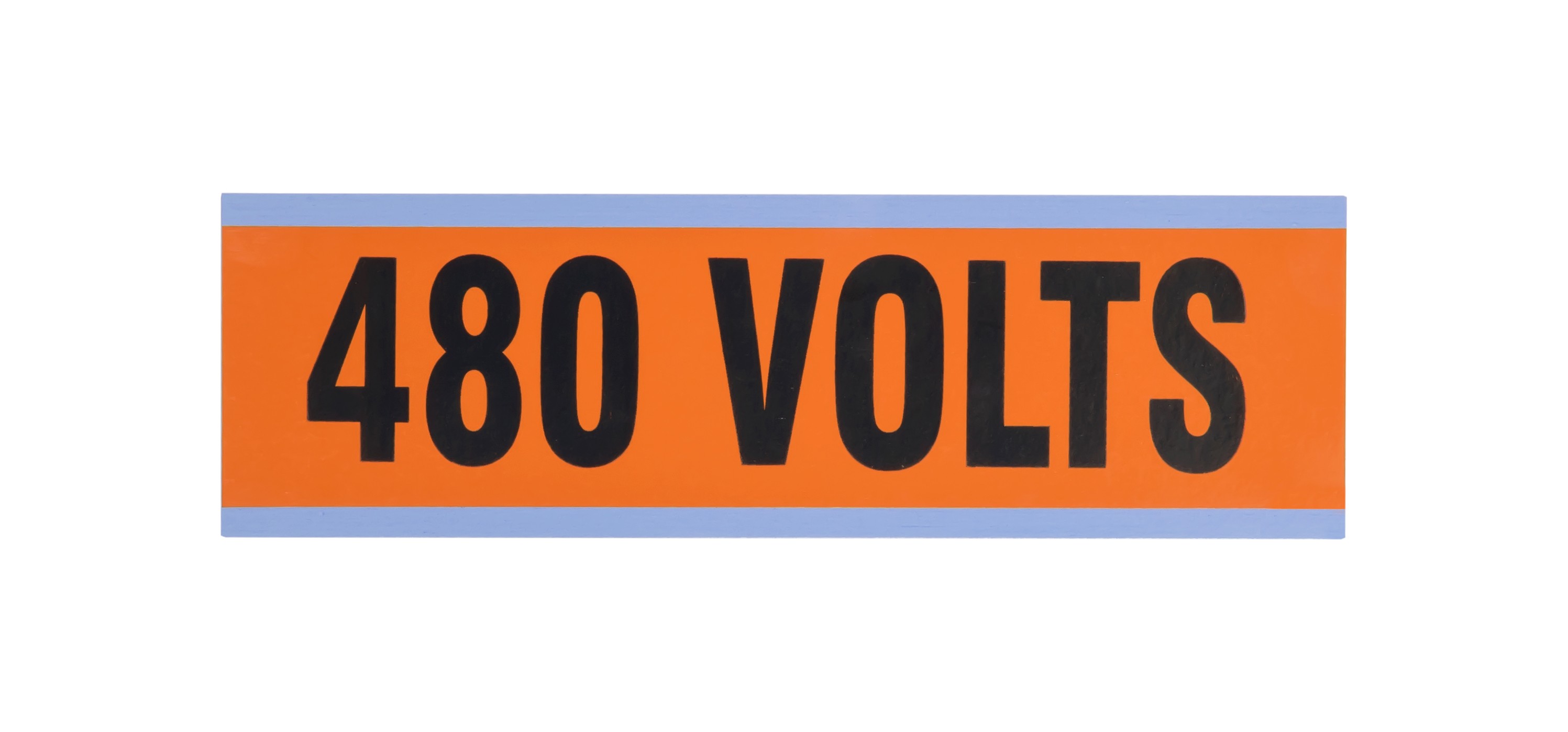 480V VOLT MARKER 2.25" X 9"