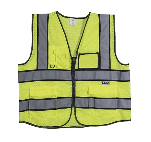 High-Visibility Zipper Vest