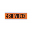 480V VOLT MARKER 2.25" X 9"