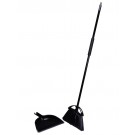 13" EXTRA WIDE ANGLE BROOM WITH DUSTPAN