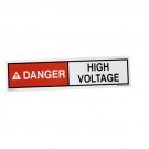Danger: High Voltage Label 2"X9"